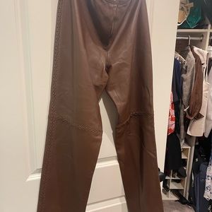 Genuine leather pants ( see separate post for matching jacket )